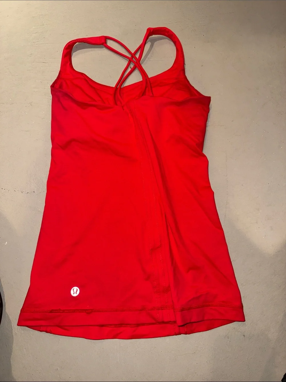 lululemon athletica Red Double-Strap Performance Tank